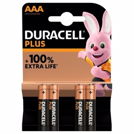 Duracell LR03/AAA Alkaline PLUS batterier